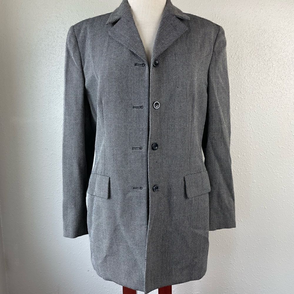 Rena Rowan Wool Blazer Jacket Size 10 EUC
